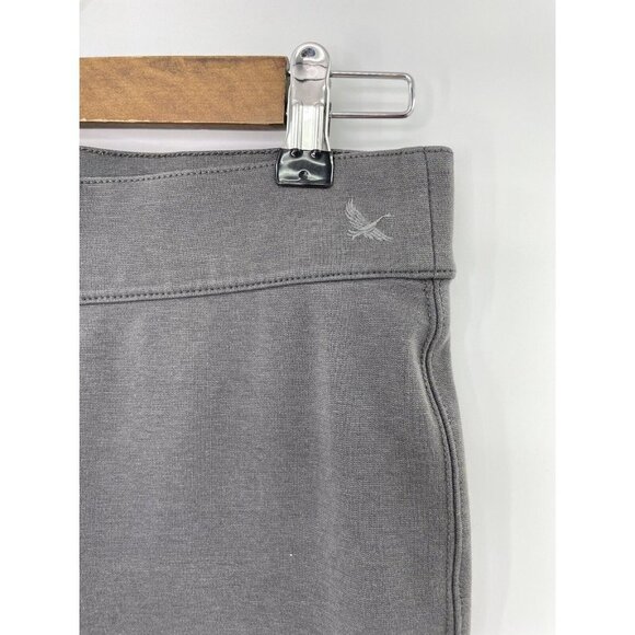 Eddie Bauer Womens Cropped Pants Cotton Modal‎ Stretch Gray Size 6 - Picture 4 of 11